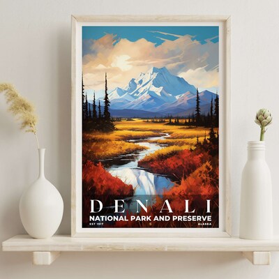 Denali National Park and Preserve Poster, Travel Art, Office Poster, Home Decor | S6 - image6